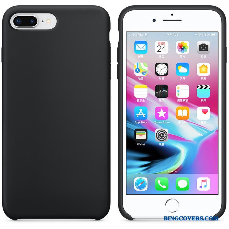 iPhone 7 Plus Etui Cover Blød Alt Inklusive Silikone Blå Trendy Anti-fald
