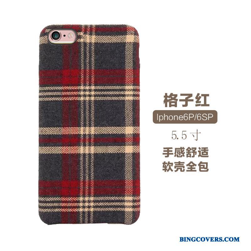iPhone 7 Plus Etui Ny Blød Kinesisk Stil Silikone Alt Inklusive Rød Anti-fald