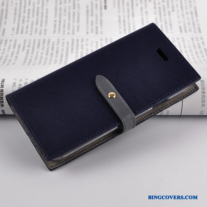 iPhone 7 Plus Lædertaske Telefon Etui Folio Trend Blød Silikone Alt Inklusive