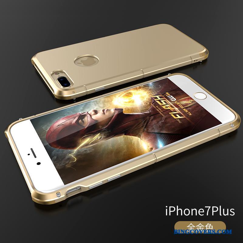 iPhone 7 Plus Metal Af Personlighed Beskyttelse Telefon Etui Ny Cover Blå