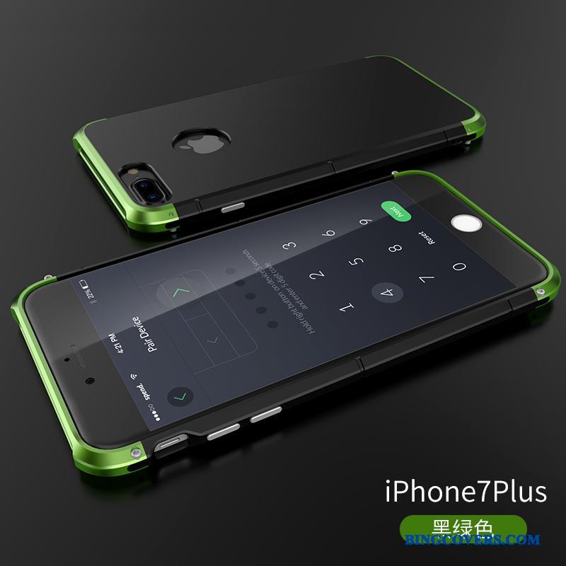 iPhone 7 Plus Metal Af Personlighed Beskyttelse Telefon Etui Ny Cover Blå