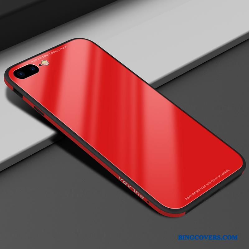 iPhone 7 Plus Metal Hvid Beskyttelse Telefon Etui Anti-fald Silikone Alt Inklusive