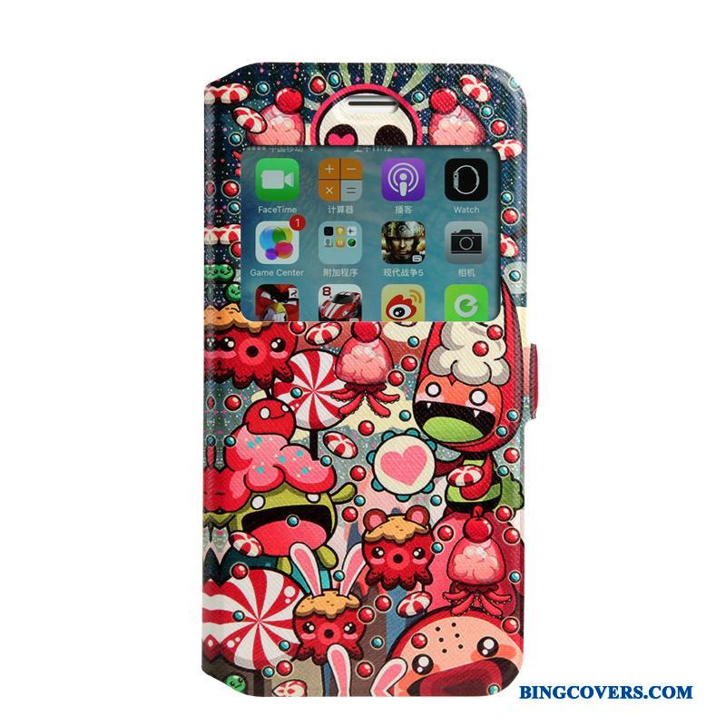 iPhone 7 Telefon Etui Cover Beskyttelse Lyserød Silikone Anti-fald Clamshell