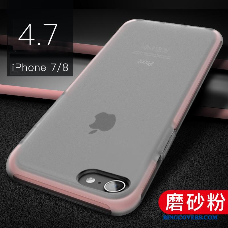 iPhone 8 Anti-fald Alt Inklusive Grøn Telefon Etui Gennemsigtig Ny Blød
