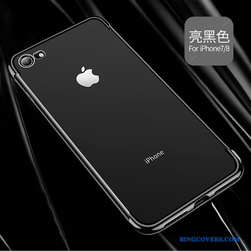 iPhone 8 Anti-fald Silikone Blød Rød Telefon Etui Trendy Cover