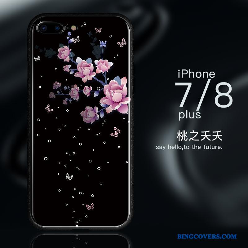 iPhone 8 Etui Alt Inklusive Lilla Anti-fald Ny Tynd Cover Beskyttelse