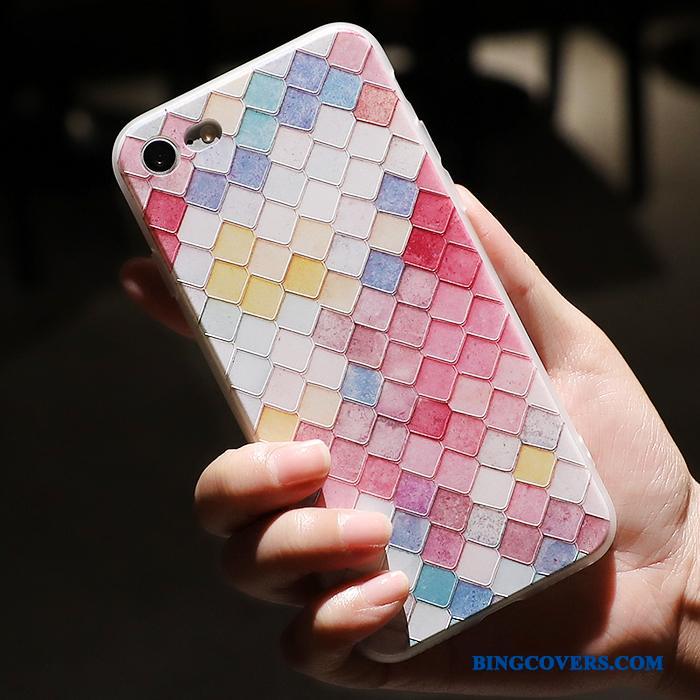 iPhone 8 Etui Ny Farve Alt Inklusive Cover Blød Silikone Nubuck