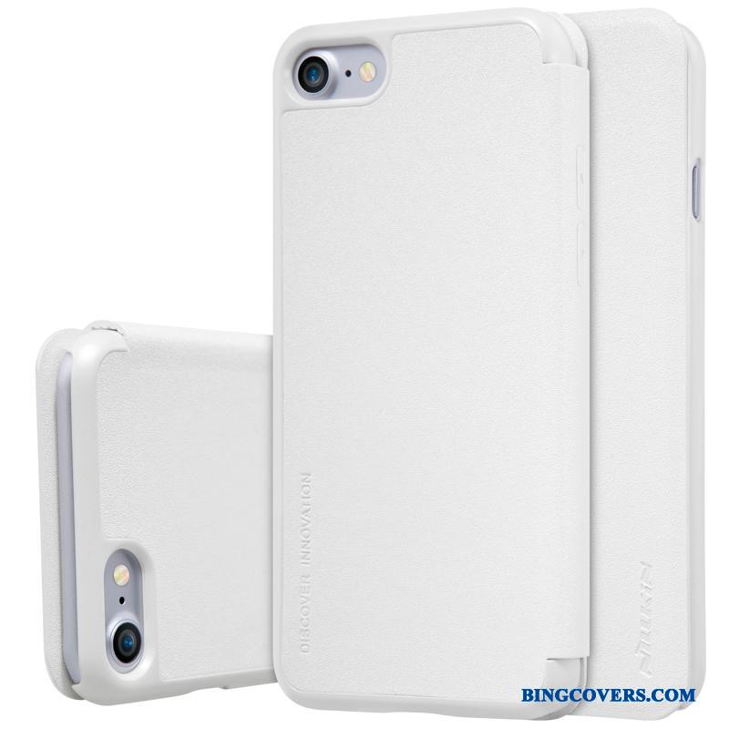 iPhone 8 Etui Skridsikre Sort Guld Folio Beskyttelse Mobiltelefon Cover
