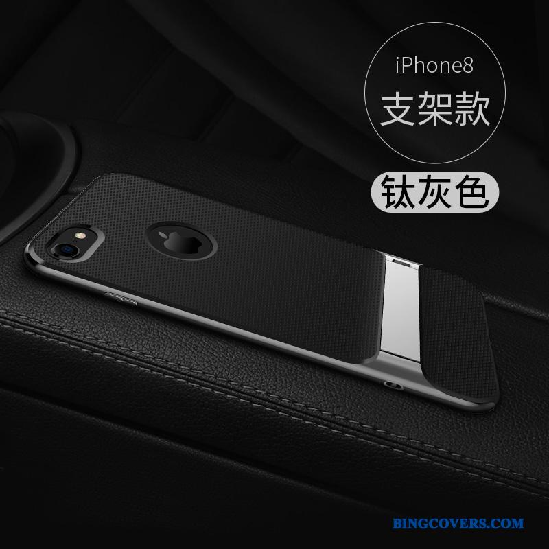iPhone 8 Etui Support Anti-fald Blå Ny Hængende Ornamenter Silikone Cover