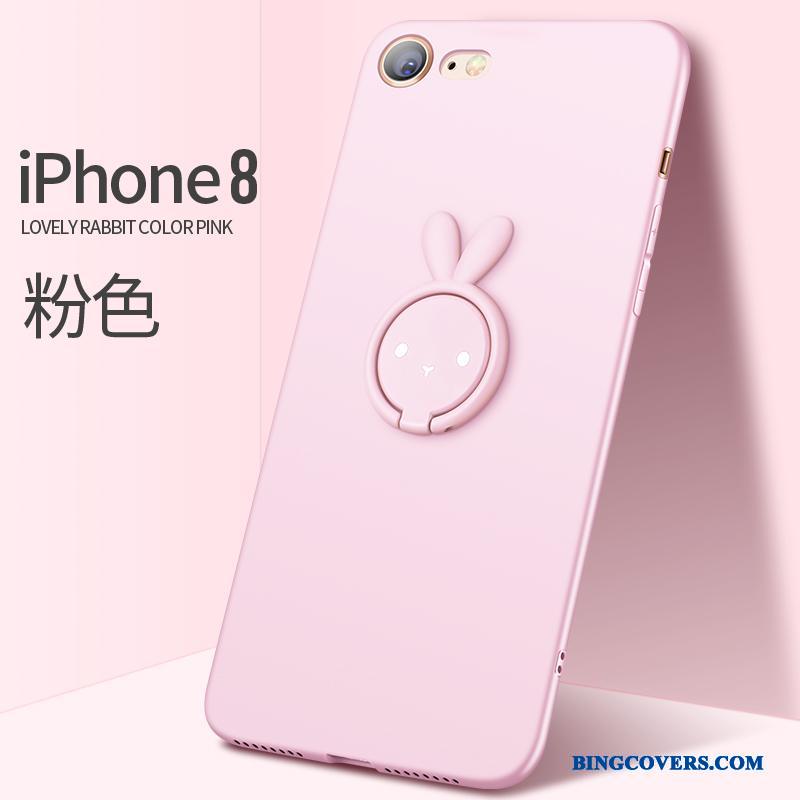 iPhone 8 Plus Af Personlighed Kreativ Anti-fald Rød Cover Silikone Telefon Etui