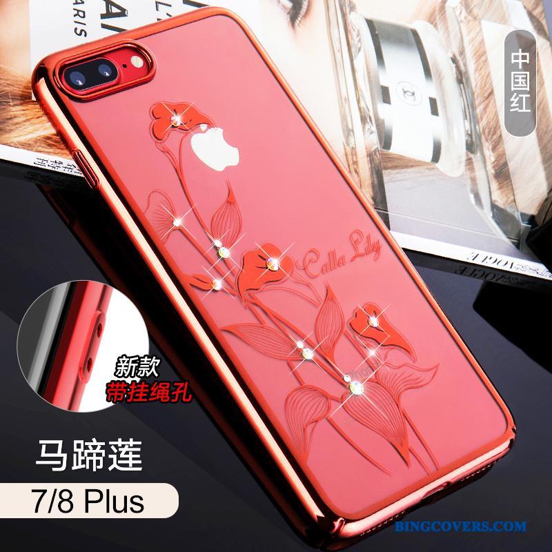 iPhone 8 Plus Alt Inklusive Telefon Etui Ny Rosa Guld Cover Luksus Trendy