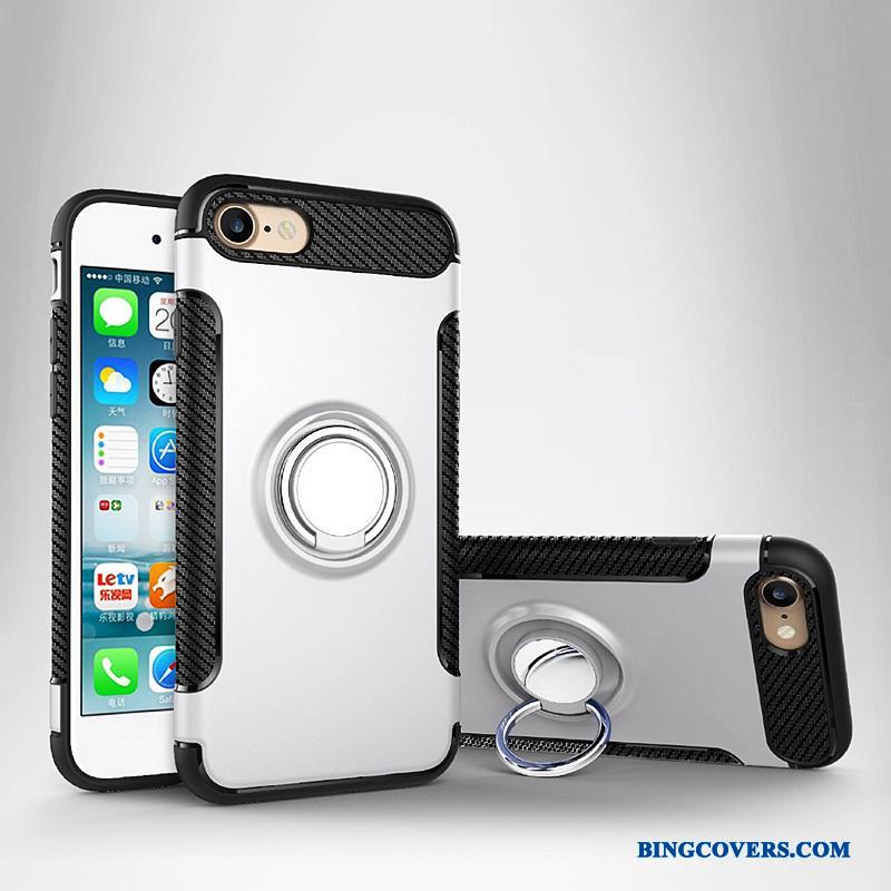 iPhone 8 Plus Anti-fald Bil Beskyttelse Cover Telefon Etui Magnetisk Support