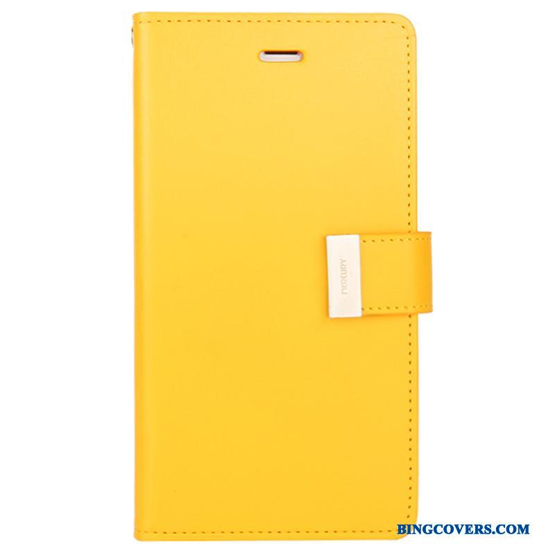 iPhone 8 Plus Anti-fald Blød Folio Beskyttelse Blå Lædertaske Telefon Etui