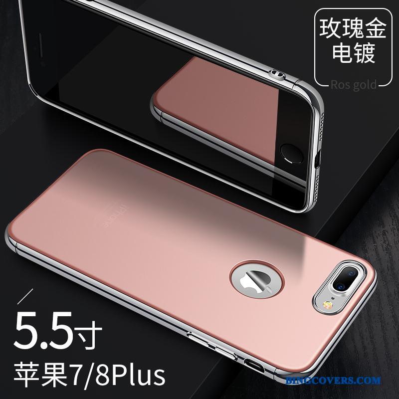 iPhone 8 Plus Cover Tynd Telefon Etui Sølv Kreativ Af Personlighed