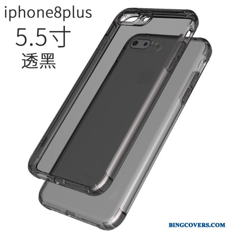 iPhone 8 Plus Gasbag Telefon Etui Anti-fald Blød Silikone Alt Inklusive Gennemsigtig