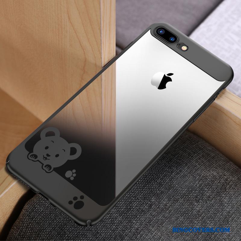 iPhone 8 Plus Gennemsigtig Ny Blød Cover Kreativ Telefon Etui Silikone