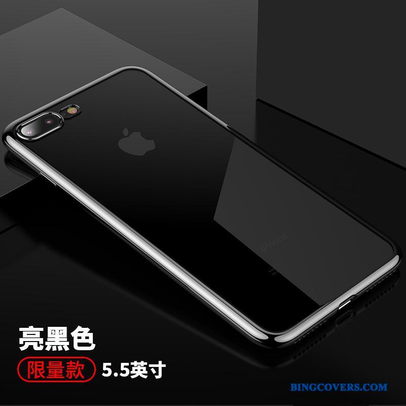 iPhone 8 Plus Rød Silikone Af Personlighed Telefon Etui Blød Gennemsigtig Kreativ