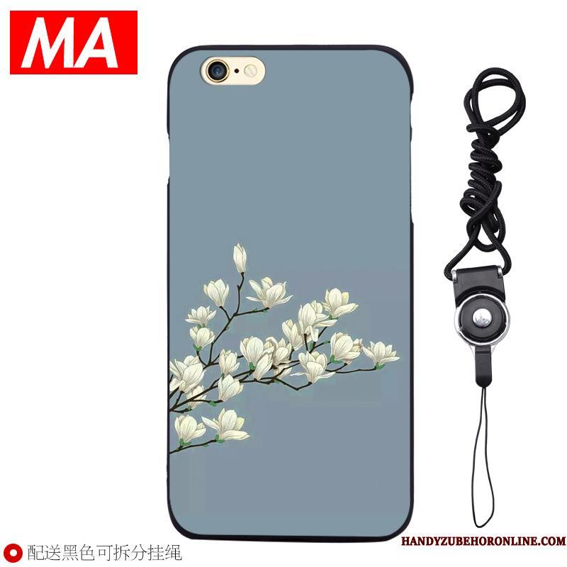 iPhone Se 2020 Kunst Kinesisk Stil Smukke Silikone Blød Cover Telefon Etui