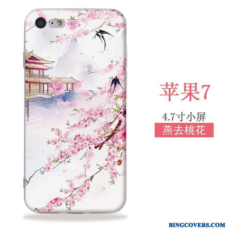 iPhone Se Relief Alt Inklusive Telefon Etui Hængende Ornamenter Vind Kinesisk Stil Silikone