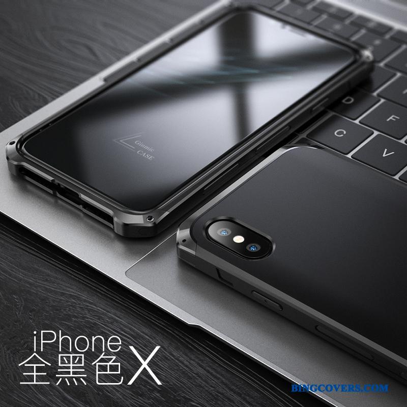 iPhone X Ny Kreativ Cover Blå Telefon Etui Beskyttelse Alt Inklusive