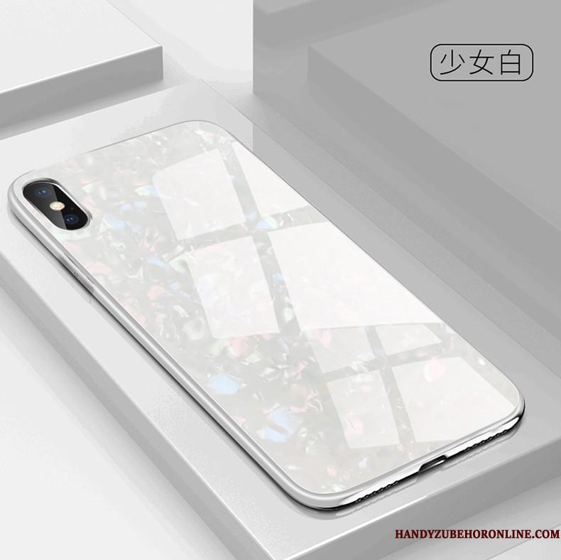 iPhone Xs Glas Trendy Silikone Net Red Alt Inklusive Ny Telefon Etui