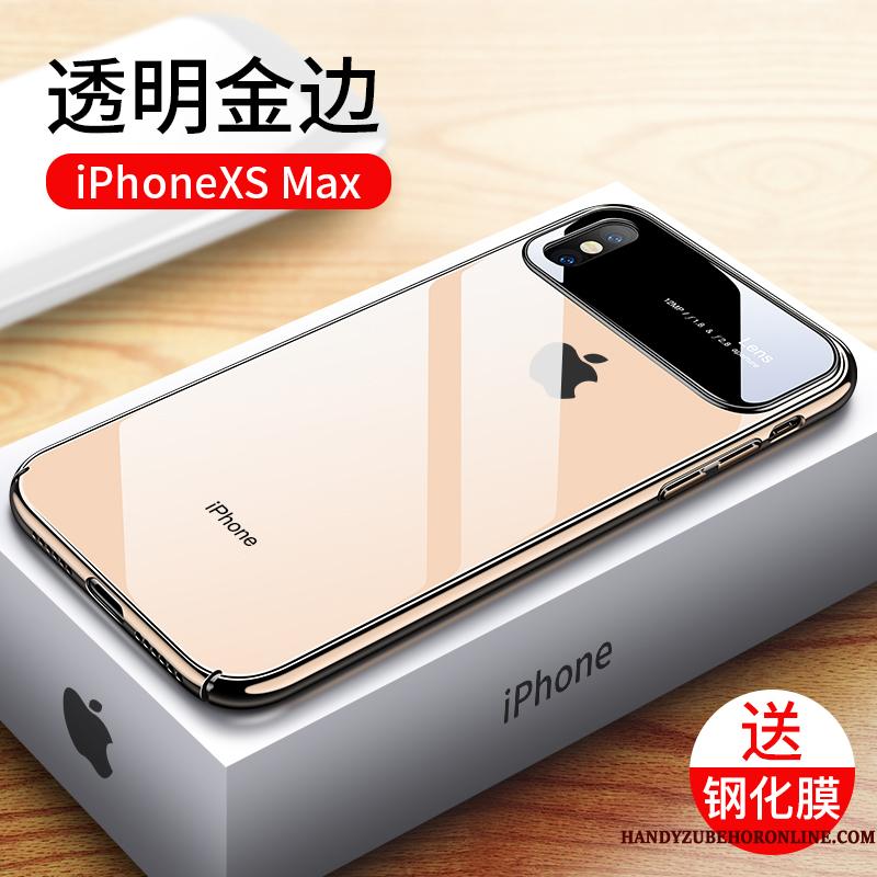 iPhone Xs Max Hvid Anti-fald Tynd Trendy Telefon Etui Gennemsigtig Ny