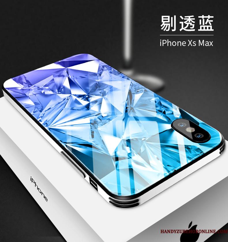 iPhone Xs Max Trendy Alt Inklusive Ny Silikone Telefon Etui Glas Beskyttelse