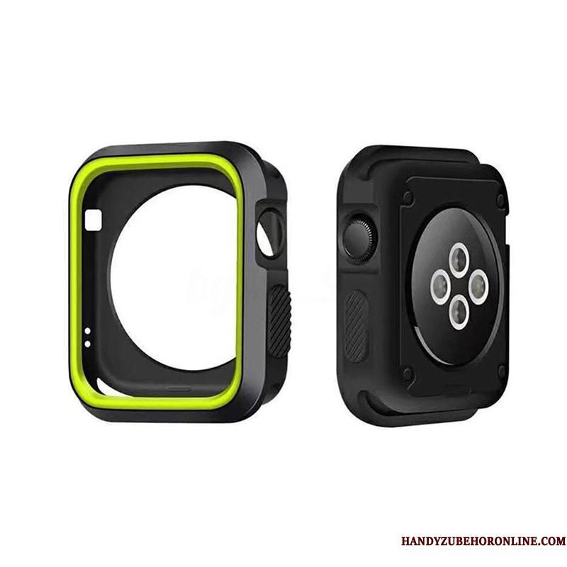 Apple Watch Series 4 Etui Cover Beskyttelse Ramme Anti-fald Tilbehør Grøn Blød