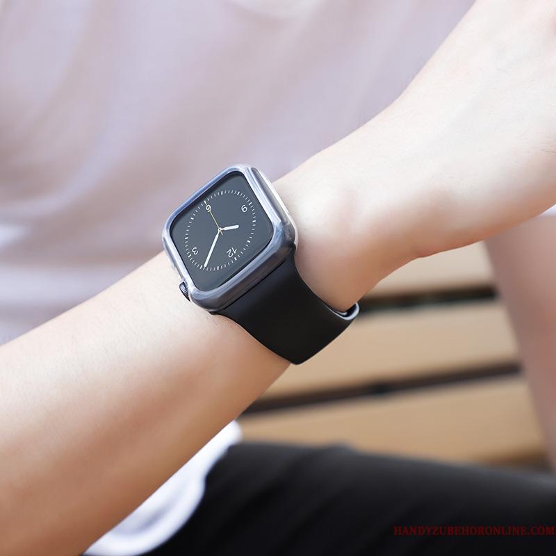 Apple Watch Series 4 Sport Silikone Beskyttelse Ny Sort Cool Etui