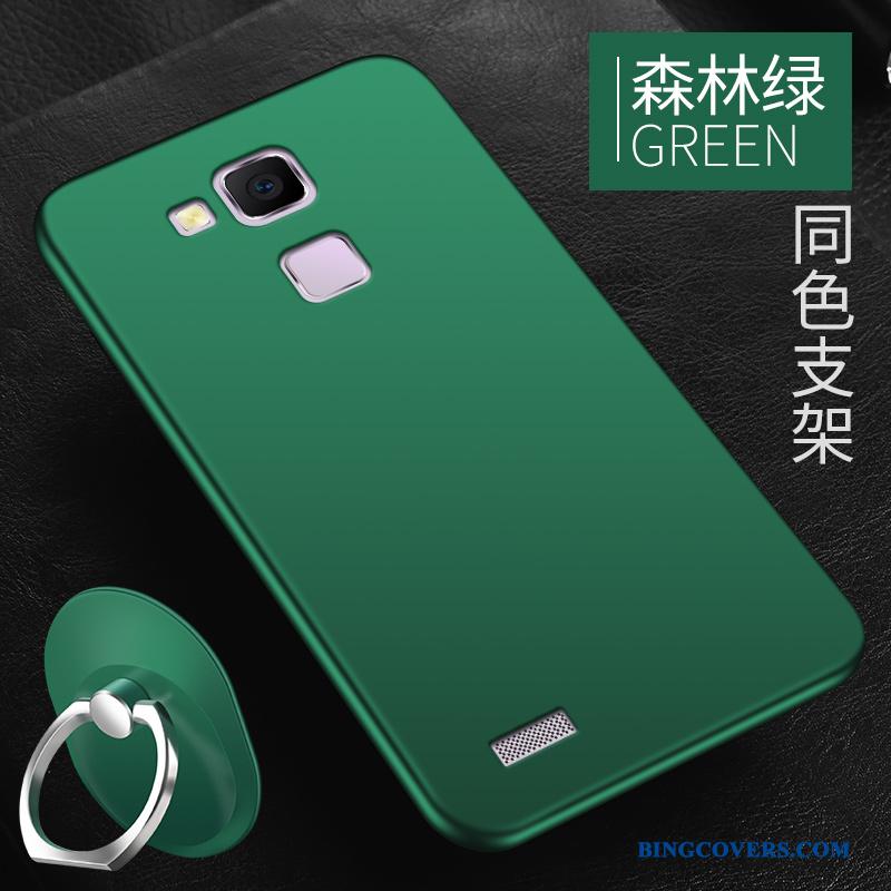 Huawei Ascend Mate 7 Mørkegrøn Alt Inklusive Nubuck Anti-fald Telefon Etui Mobiltelefon Silikone