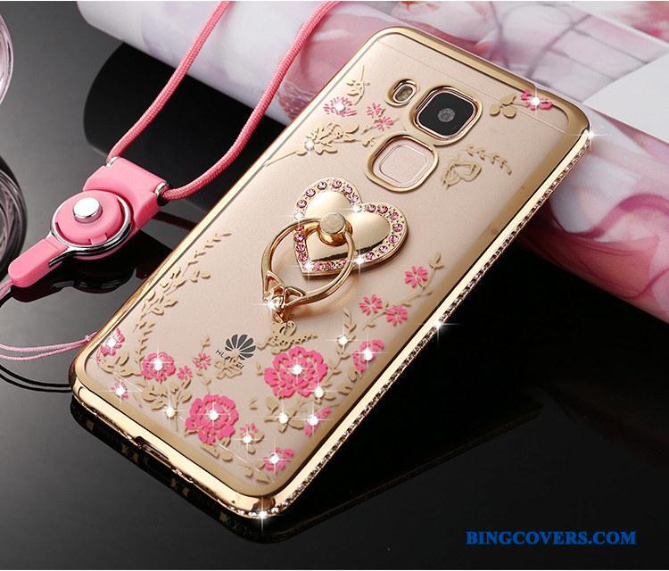 Huawei G7 Plus Beskyttelse Telefon Etui Silikone Cover Blød Guld Mobiltelefon