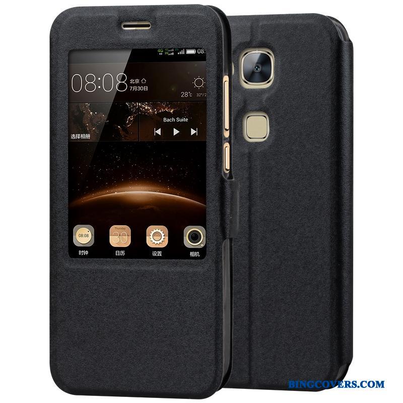Huawei G7 Plus Etui Mobiltelefon Lædertaske Beskyttelse Telefon Folio Blød