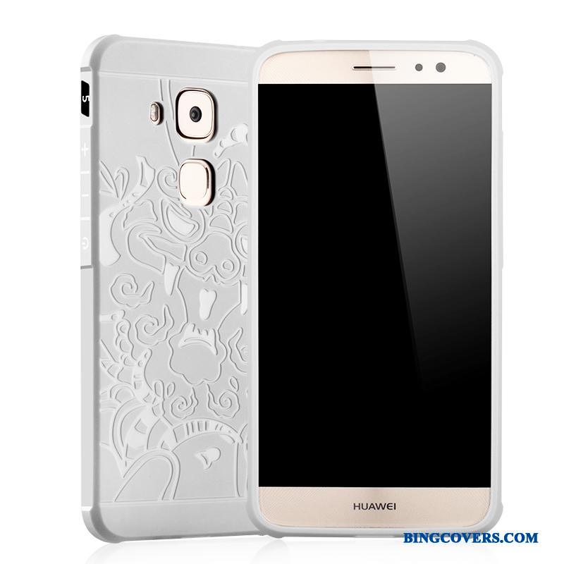 Huawei G7 Plus Grå Mobiltelefon Telefon Etui Cover Anti-fald Silikone Beskyttelse
