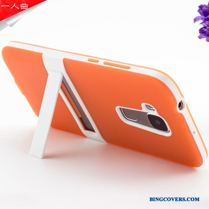 Huawei G7 Plus Lædertaske Silikone Blød Mobiltelefon Etui Beskyttelse Orange