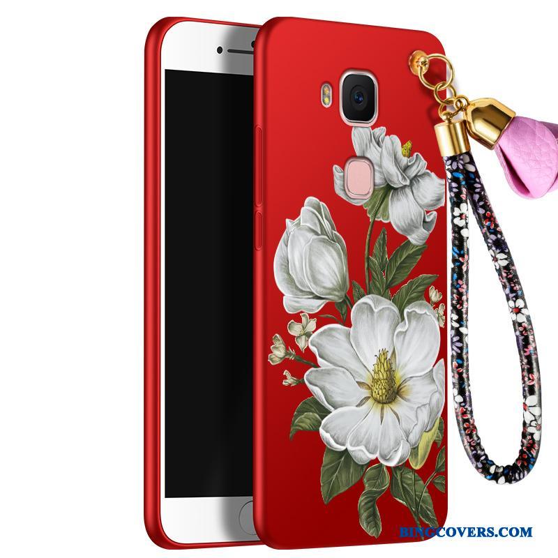 Huawei G7 Plus Rød Alt Inklusive Silikone Af Personlighed Blød Cover Etui