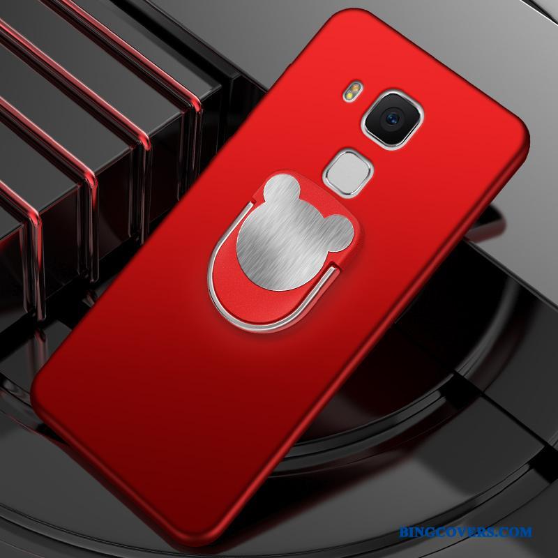 Huawei G9 Plus Blød Silikone Rød Etui Telefon Simple Af Personlighed