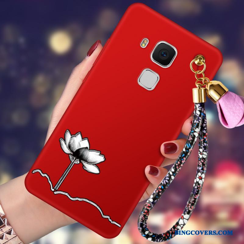 Huawei G9 Plus Cover Rød Blød Anti-fald Telefon Etui Silikone