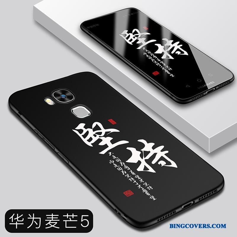 Huawei G9 Plus Etui Af Personlighed Sort Ny Anti-fald Silikone Alt Inklusive Blød