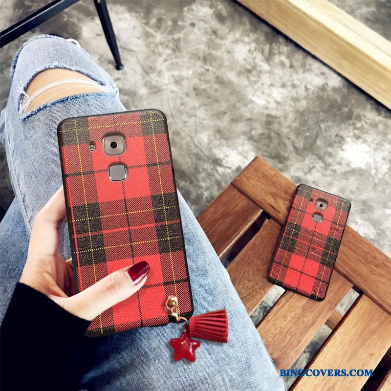 Huawei G9 Plus Kreativ Silikone Blød Alt Inklusive Af Personlighed Telefon Etui Rød