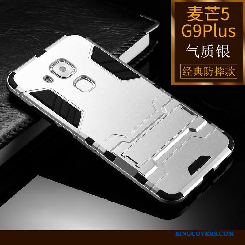 Huawei G9 Plus Silikone Blød Sølv Cover Alt Inklusive Telefon Etui