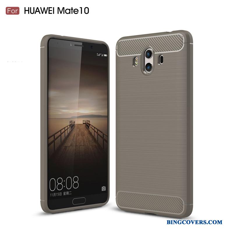 Huawei Mate 10 Anti-fald Alt Inklusive Blød Etui Cover Telefon Grå