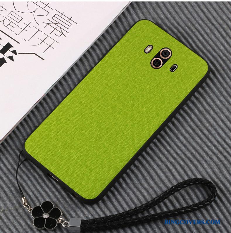 Huawei Mate 10 Beskyttelse Telefon Etui Silikone Mobiltelefon Grøn Blød Alt Inklusive