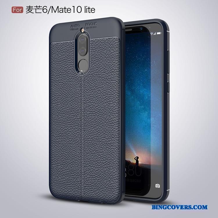 Huawei Mate 10 Lite Anti-fald Blød Beskyttelse Silikone Alt Inklusive Blå Telefon Etui