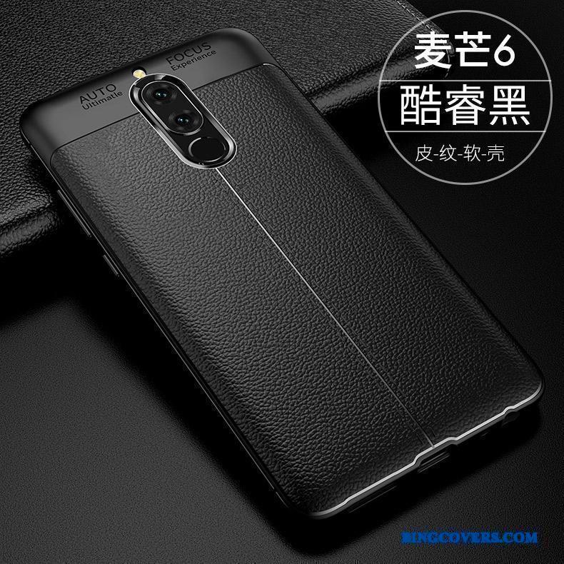Huawei Mate 10 Lite Blød Telefon Etui Af Personlighed Anti-fald Læder Mønster Silikone
