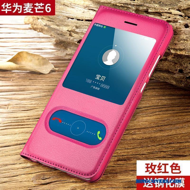 Huawei Mate 10 Lite Etui Cover Alt Inklusive Clamshell Beskyttelse Anti-fald Rød Silikone