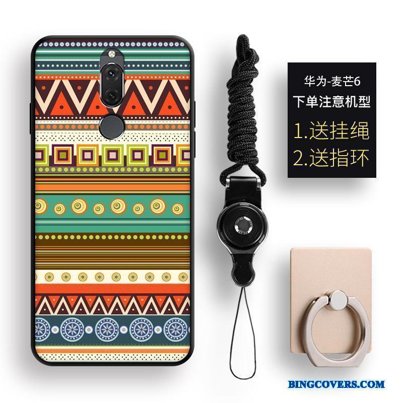 Huawei Mate 10 Lite Silikone Blød Af Personlighed Telefon Etui Etnisk Alt Inklusive Cartoon