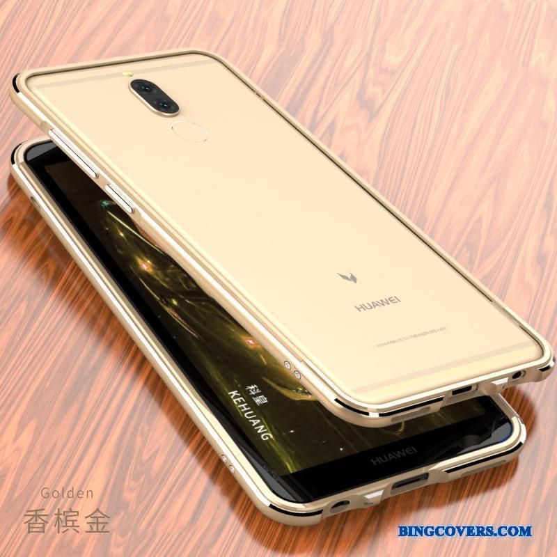 Huawei Mate 10 Lite Telefon Etui Trendy Guld Beskyttelse Ramme Cover Anti-fald