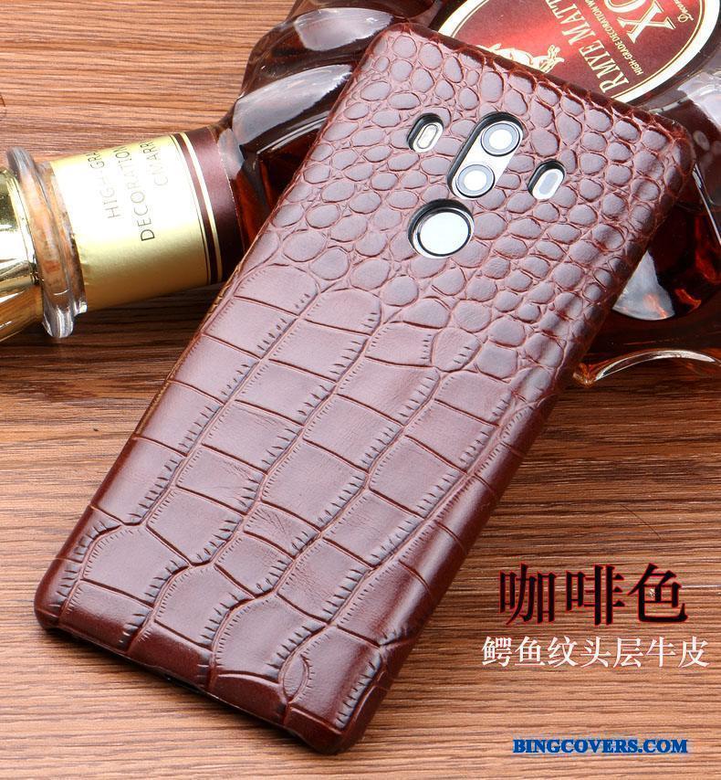 Huawei Mate 10 Pro Brun Anti-fald Cover Slidstærk Trend Telefon Etui Beskyttelse