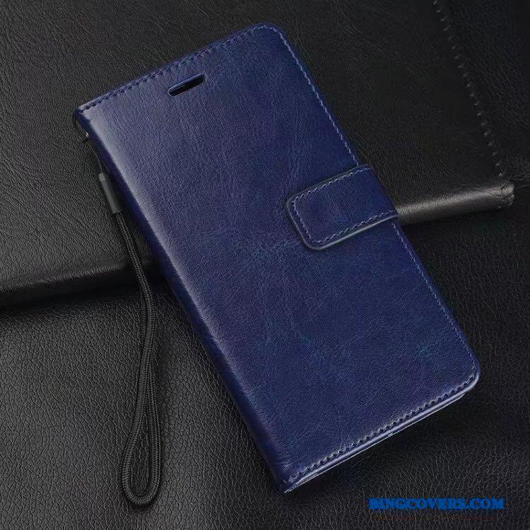 Huawei Mate 10 Pro Etui Blå Hærdning Mobiltelefon Skærmbeskyttelse Cover Tegnebog Lædertaske