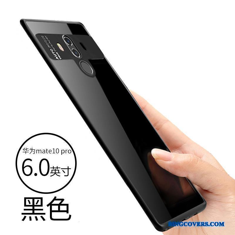 Huawei Mate 10 Pro Etui Simple Tynd Beskyttelse Sort Alt Inklusive Cover Gennemsigtig
